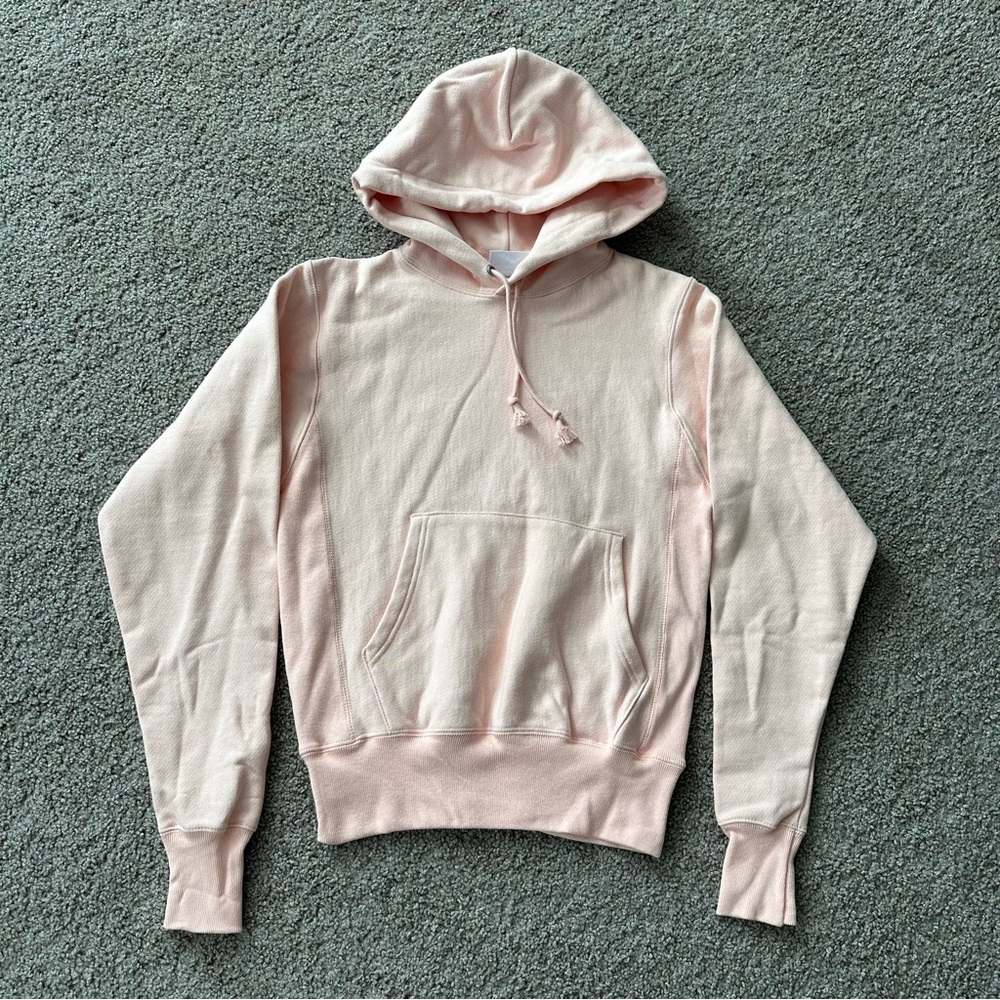 Champion Reverse Weave Hoodie Womens XS Light Pink Pullover